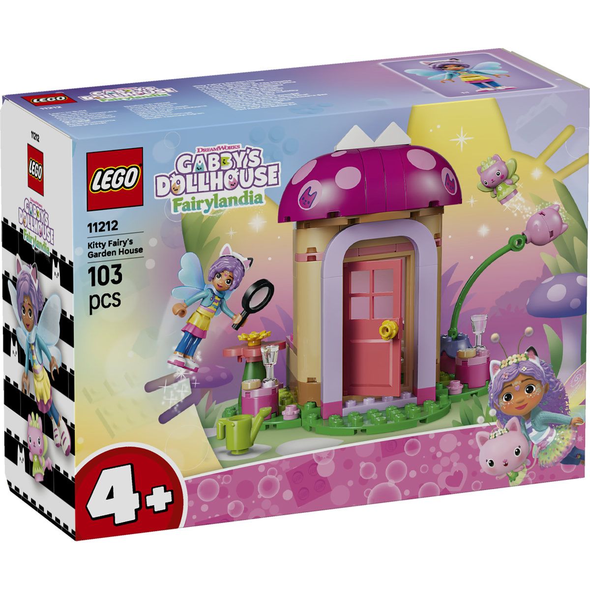 LEGO GABBYS DOLLHOUSE FAIRYLANDIA CASUTA DIN GRADINA A ZANEI MIAU 11212