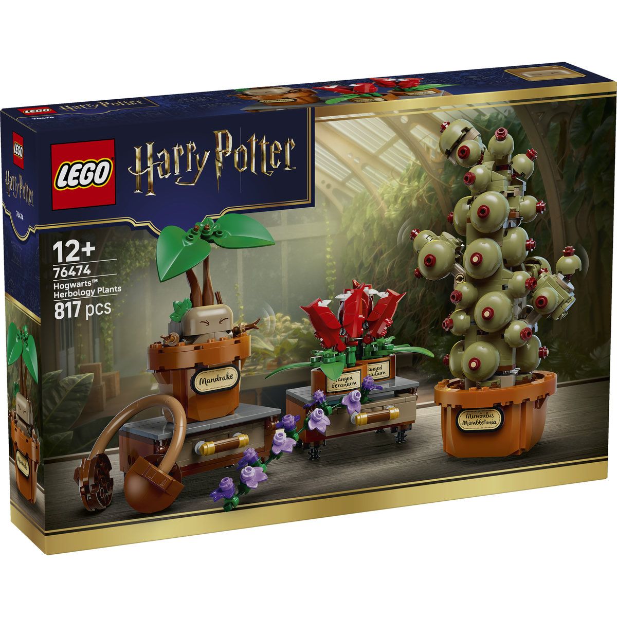 LEGO HARRY POTTER PLANTE PENTRU ORA DE IERBOLOGIE DE LA HOGWARTS 76474