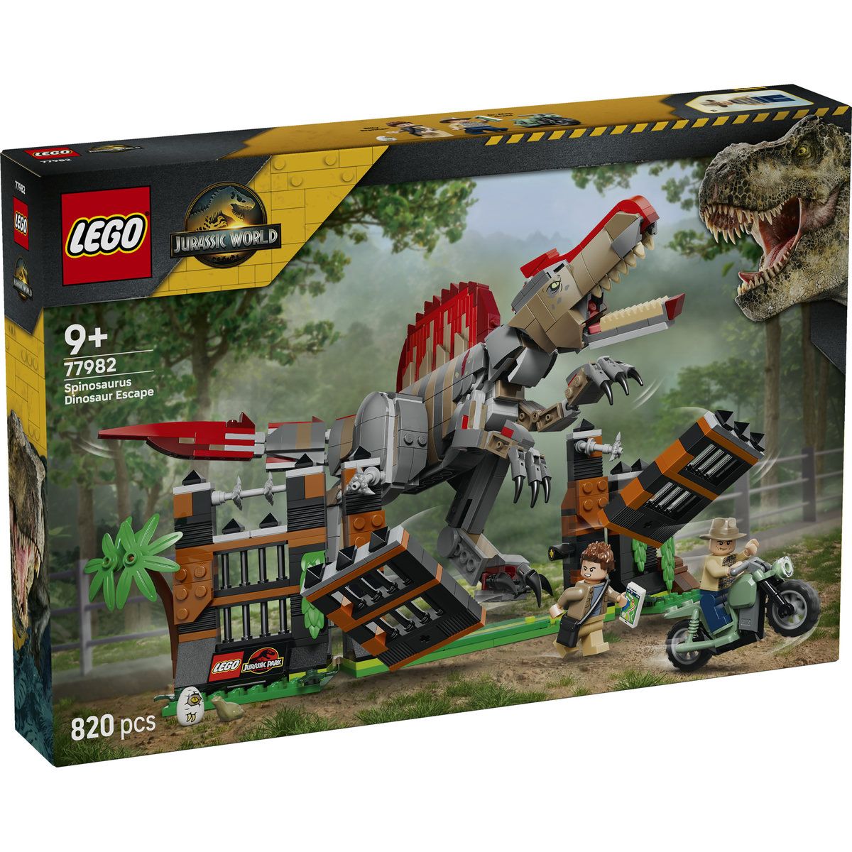 LEGO JURASSIC WORLD SPINOSAURUS DEZLANTUIT 77982