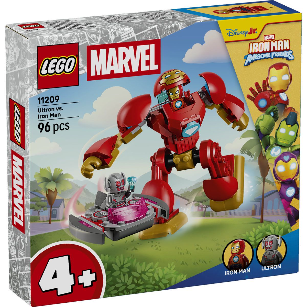 LEGO Marvel Iron Man Si Prietenii Sai Uimitori Ultron Vs Iron Man 11209