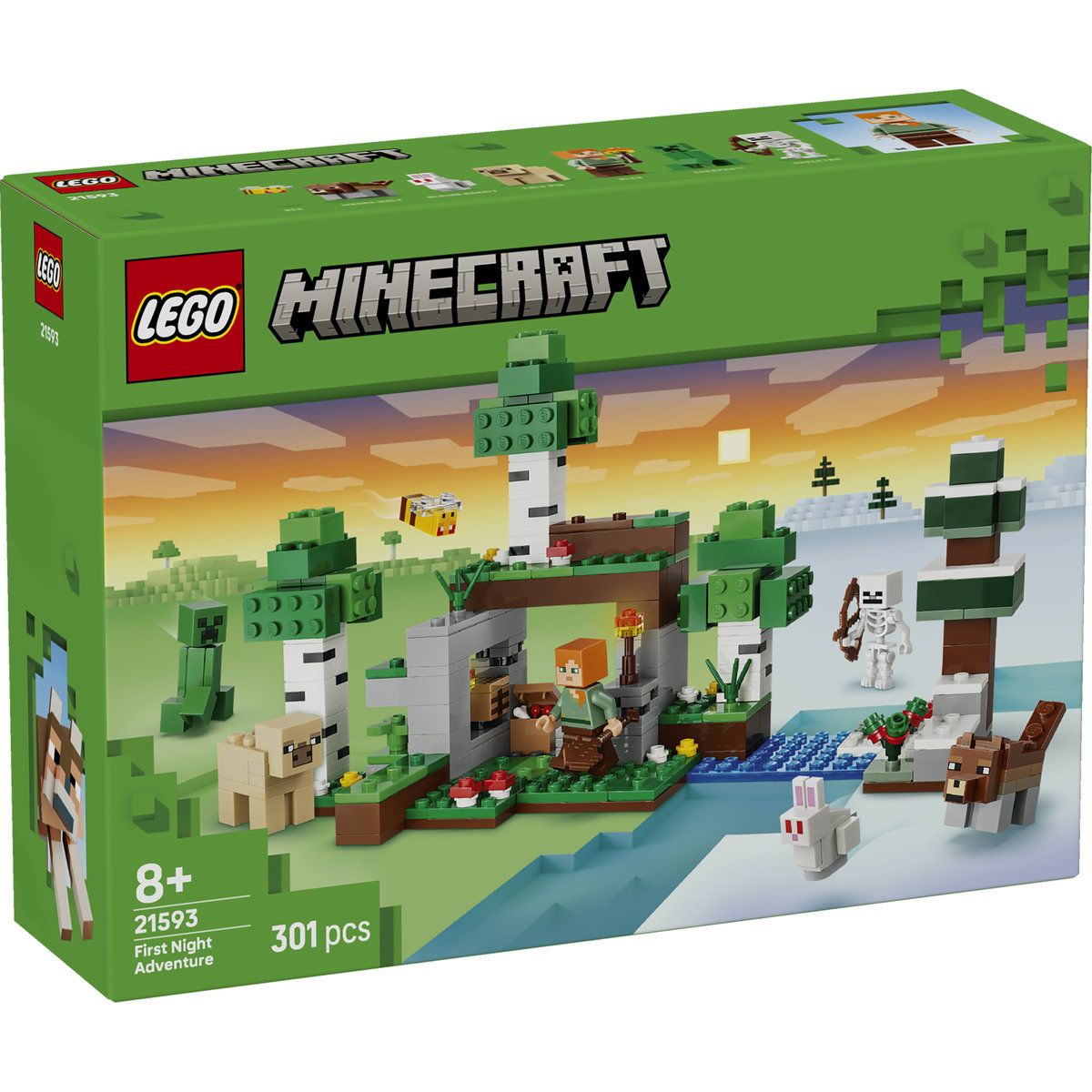 LEGO Minecraft Prima Aventura Pe Timp De Noapte 21593