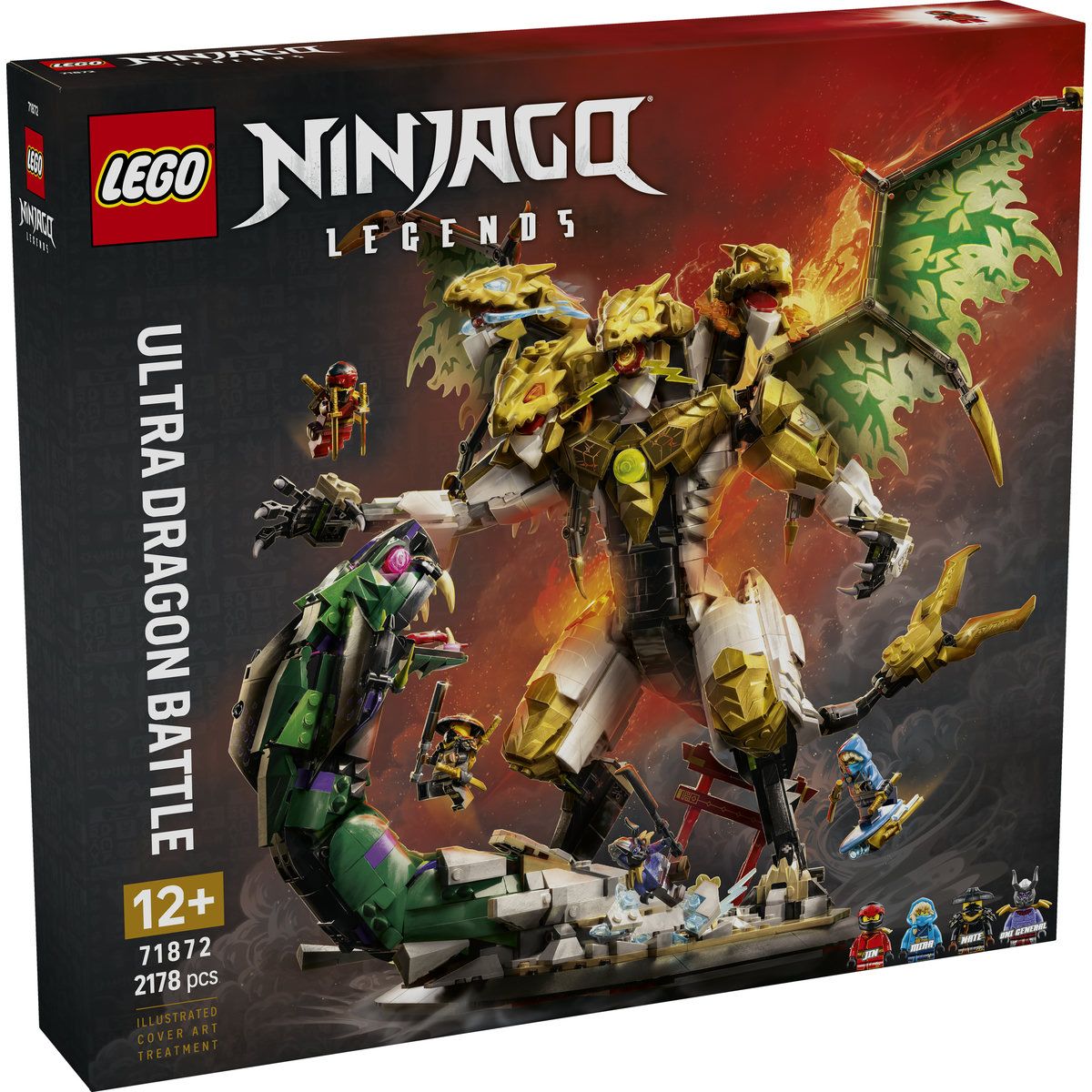 LEGO Ninjago Impresionanta Batalie A Dragonului 71872