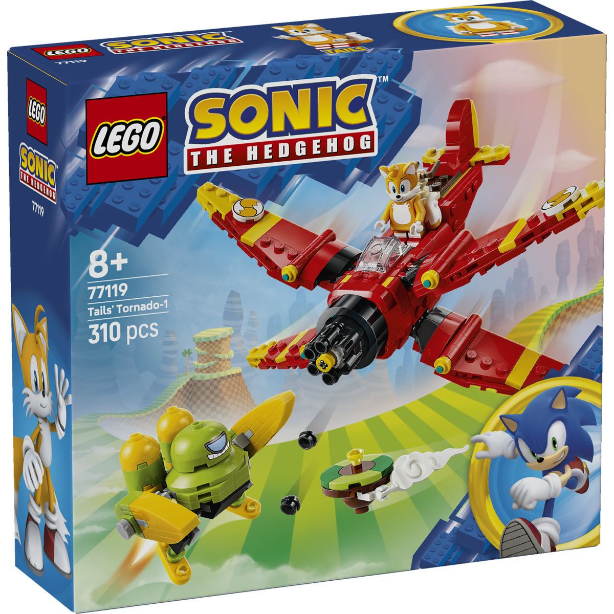 LEGO SONIC THE HEDGEHOG AVIONUL TORNADO 1 AL LUI TAILS 77119
