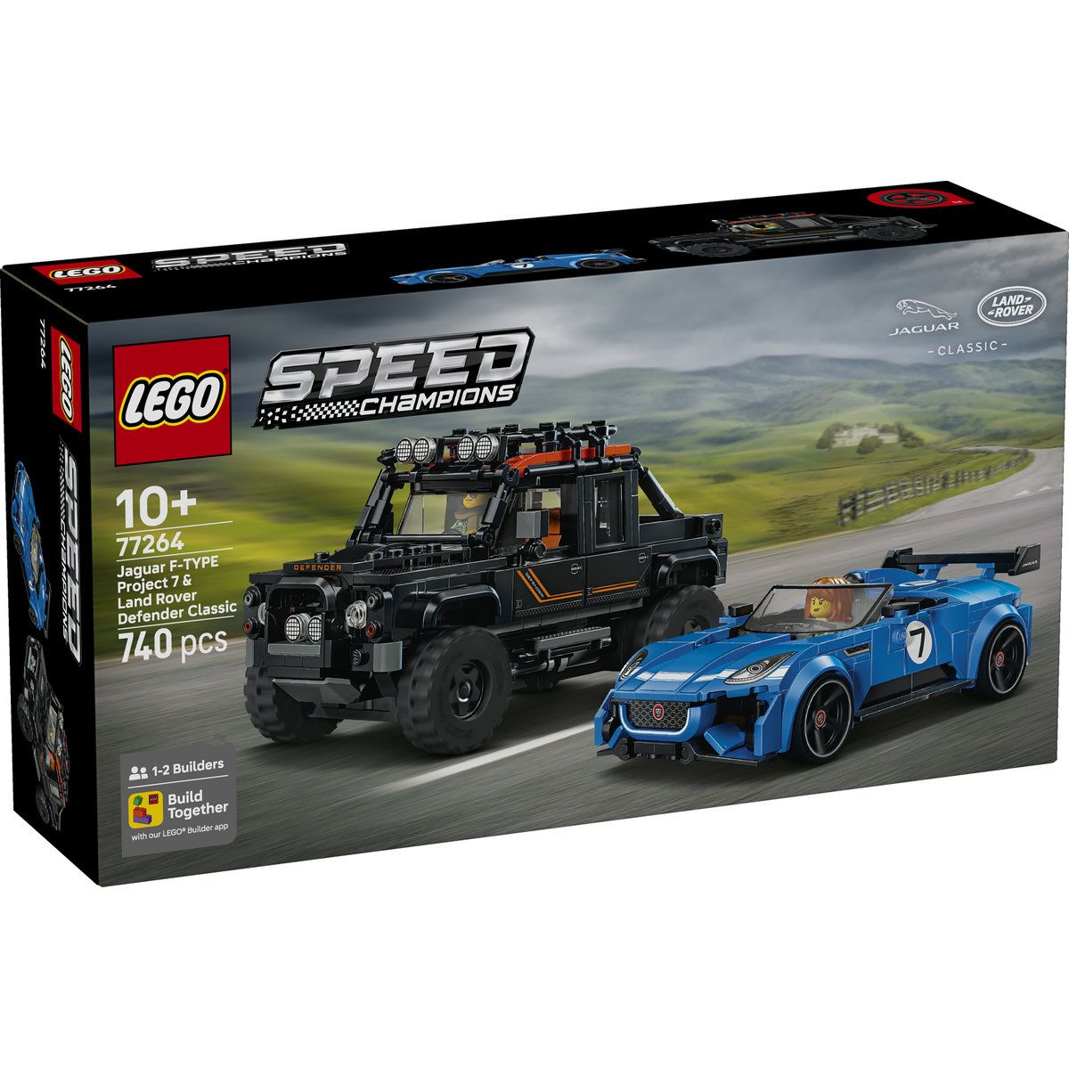 LEGO SPEED CHAMPIONS JAGUAR PROJECT 7 SI LAND ROVER DEFENDER 77264