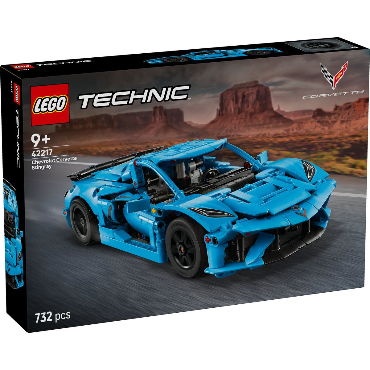 LEGO Technic Chevrolet Corvette Stingray Albastru 42217
