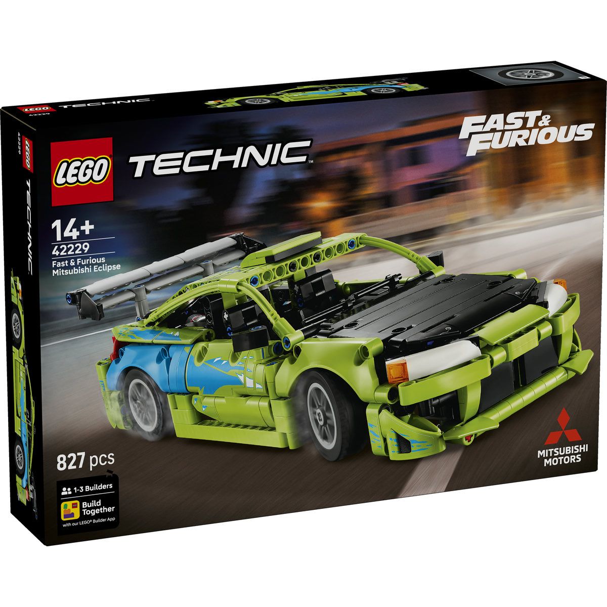LEGO TECHNIC MASINA MITSUBISHI ECLIPSE DIN FAST AND FURIOUS 42229