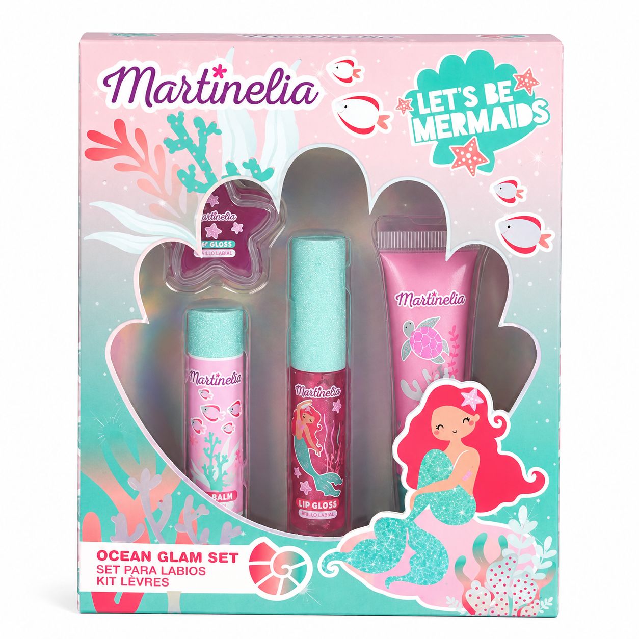 Martinelia Set Cosmetic Ocean Glam Cu Balsam Si Luciu De Buze
