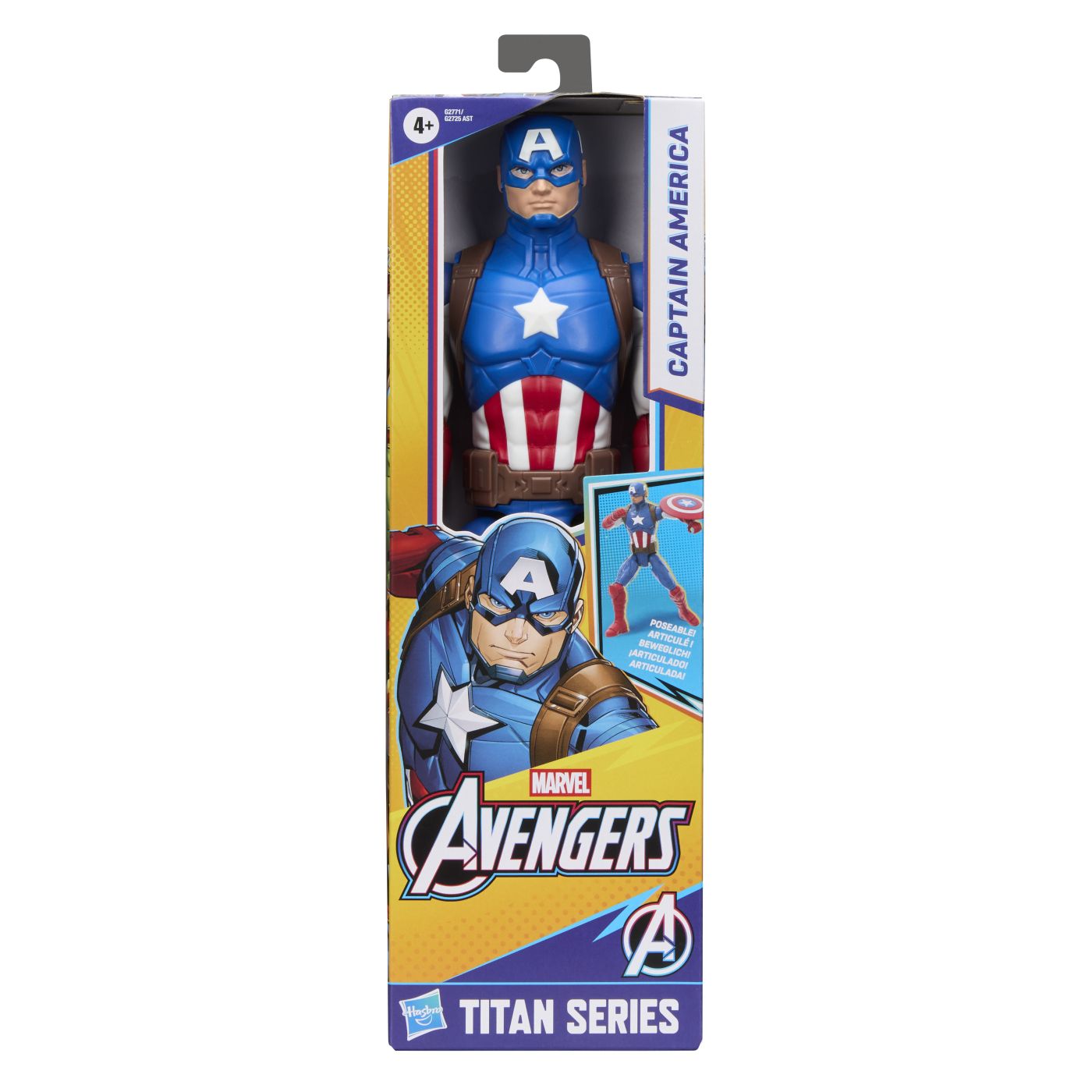 MARVEL AVENGERS TITAN SERIES FIGURINA CAPTAIN AMERICA 29CM