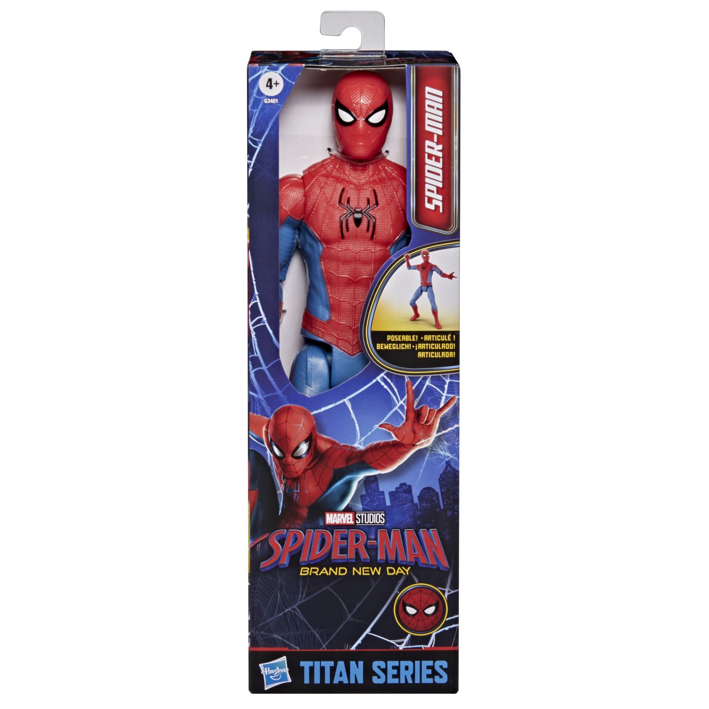 MARVEL SPIDER MAN TITAN SERIES FIGURINA SPIDER MAN