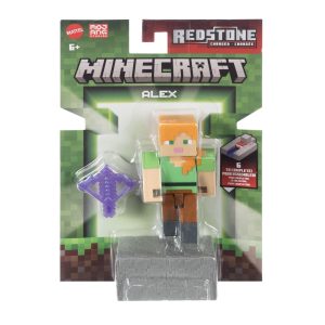 MINECRAFT CRAFT A BLOCK FIGURINA ALEX 8CM