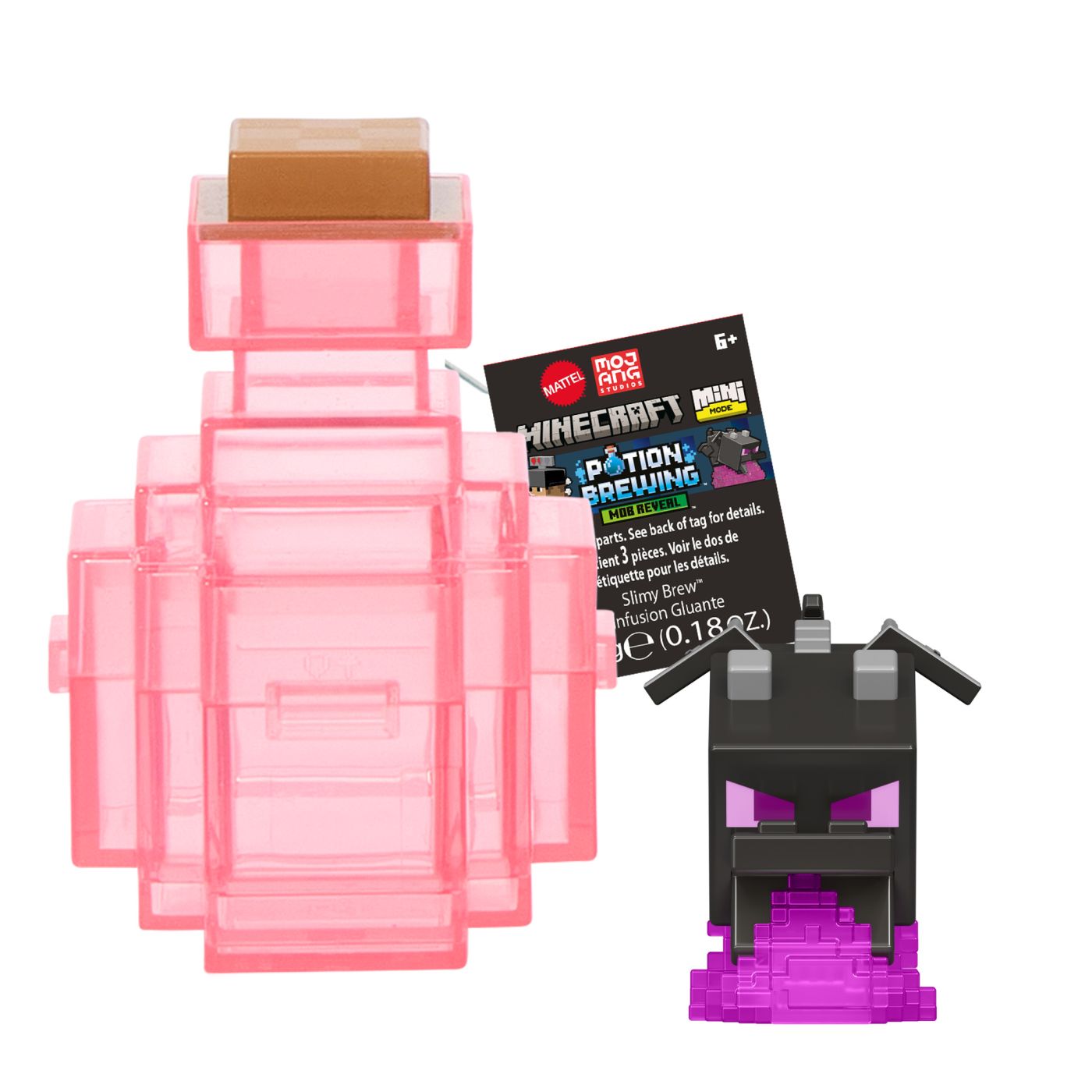 MINECRAFT MINI MODE SET EXPLORARE MINIERA PREPARAREA POTIUNILOR ROZ