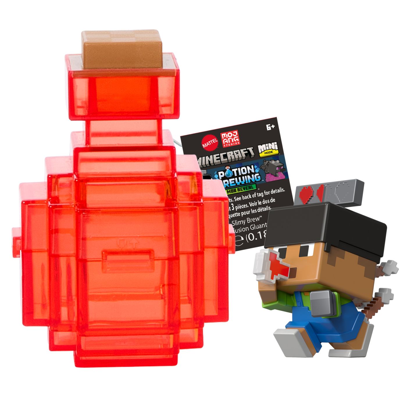 MINECRAFT MINI MODE SET EXPLORARE MINIERA PREPARAREA POTIUNILOR ROSU