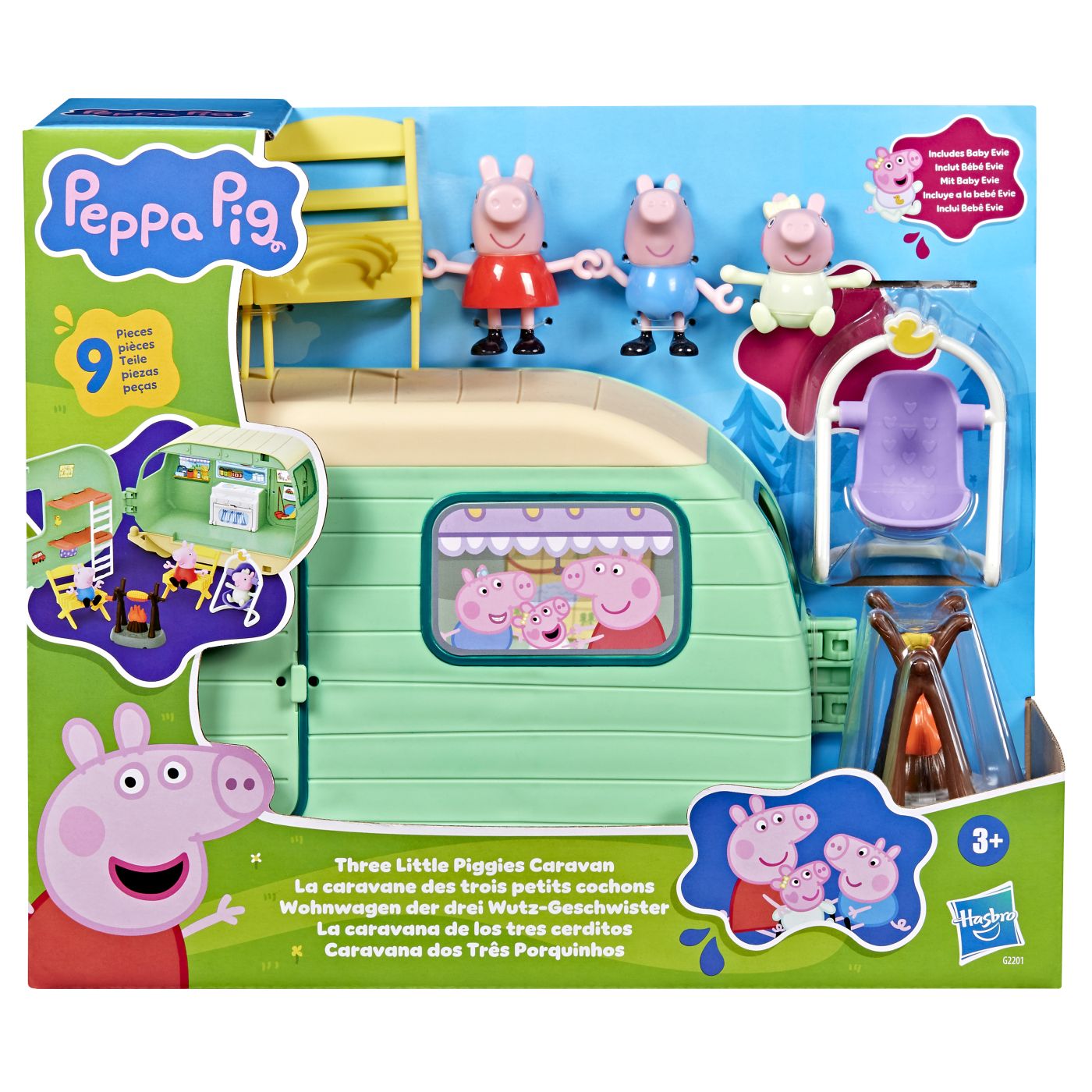 PEPPA PIG CARAVANA CELOR TREI PURCELUSI