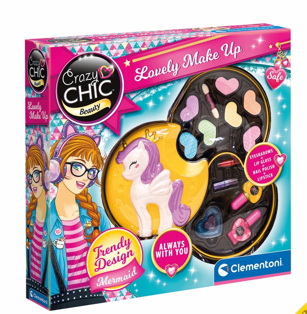 SET PENTRU MACHIAJ UNICORN CRAZY CHIC
