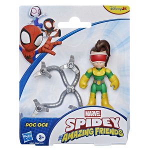 SPIDEY SI PRIETENII LUI UIMITORI MARVEL SET FIGURINA DOC OCK SI ACCESORII