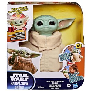 STAR WARS MADALORIAN SI GROGU FIGURINA INTERACTIVA ACTION BUDDY GROGU CU SUNETE 25CM
