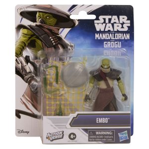 STAR WARS MANDALORIAN SI GROGU ACTION VERSE SET FIGURINA EMBO SI ACCESORII