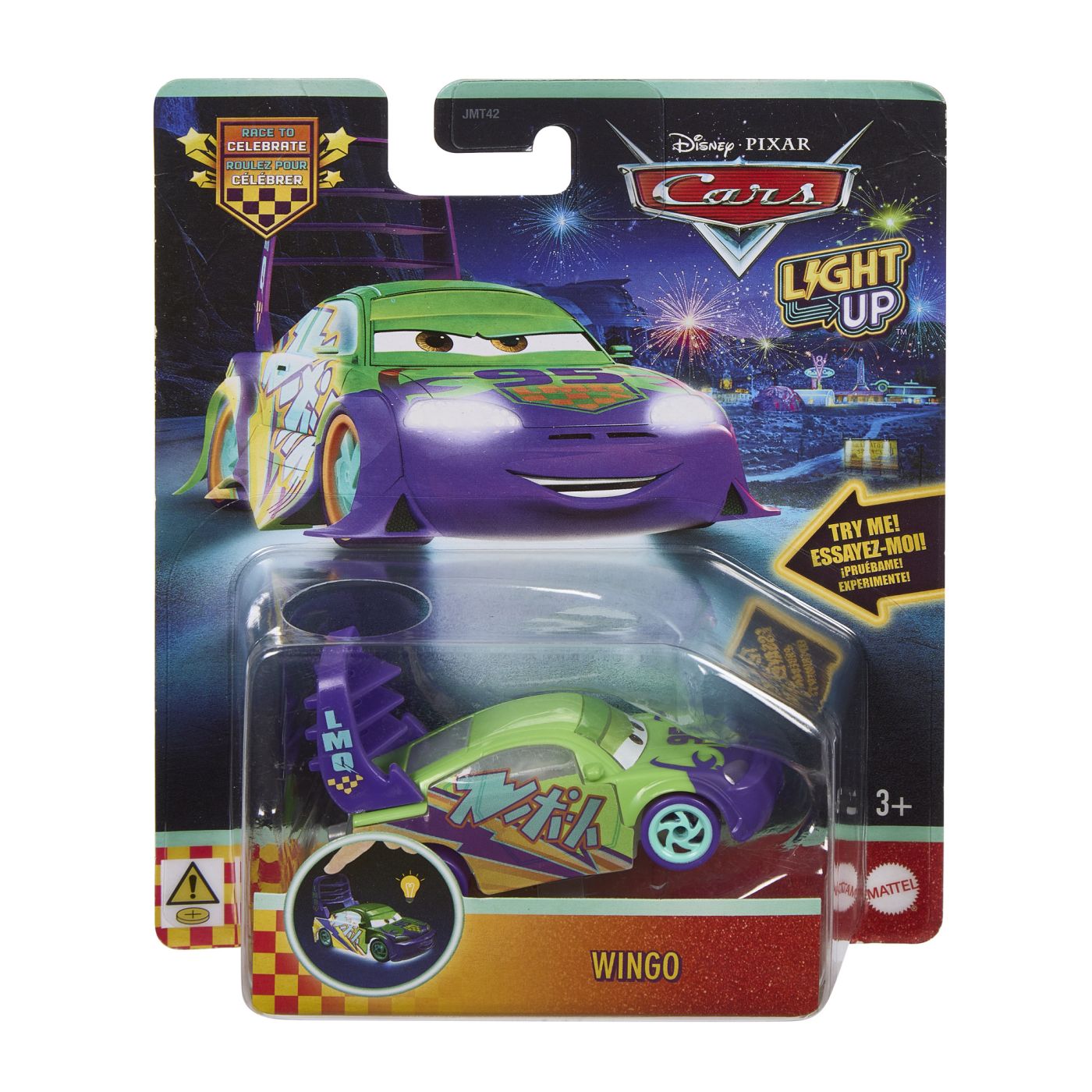 Cars Masinuta Luminoasa Wingo Scara 1 La 55