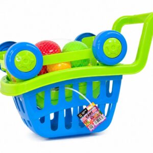 Carucior Cumparaturi Cu Fructe Albastru Verde