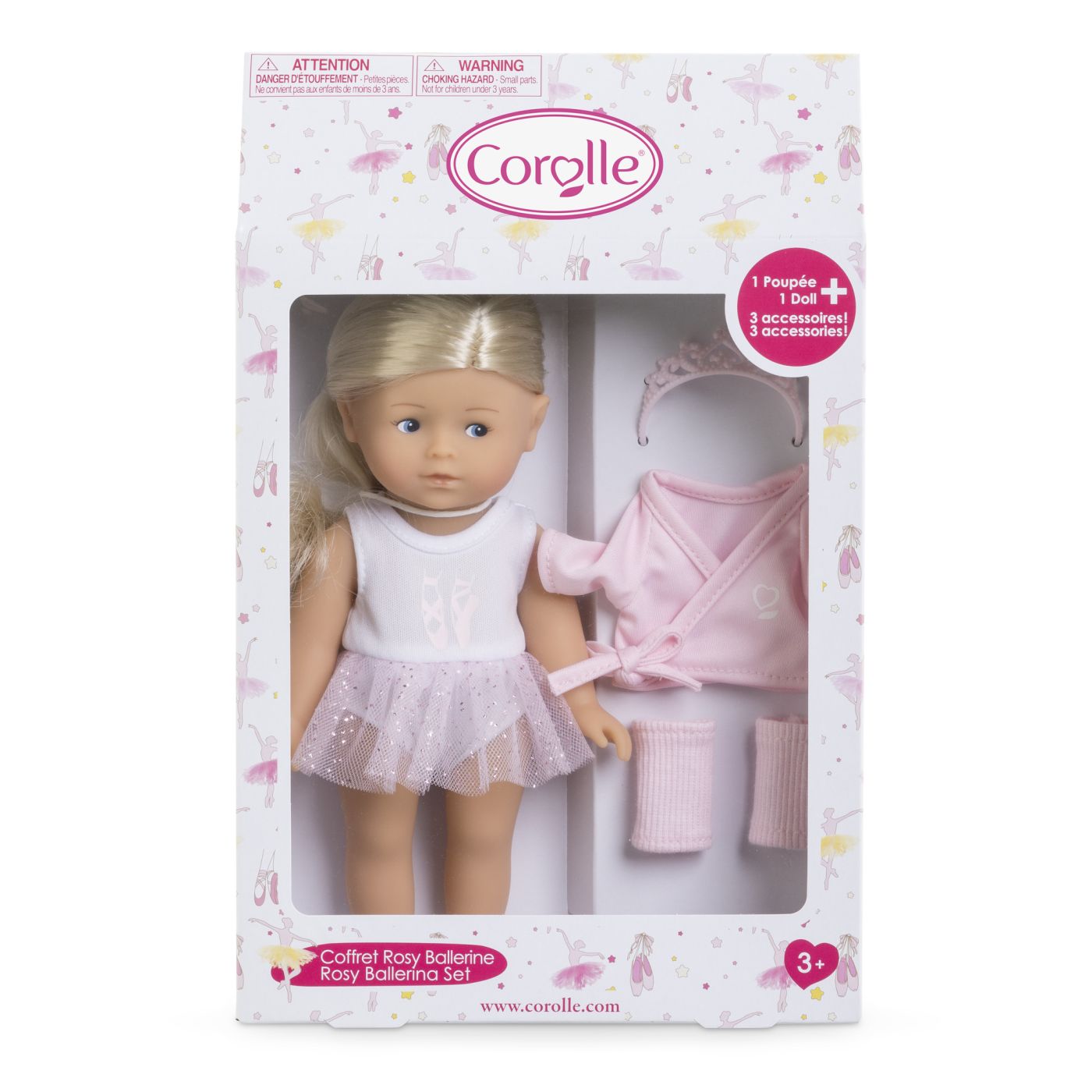 Corolle Ltc Set Papusa Rosy Balerina Cu Accesorii 20CM