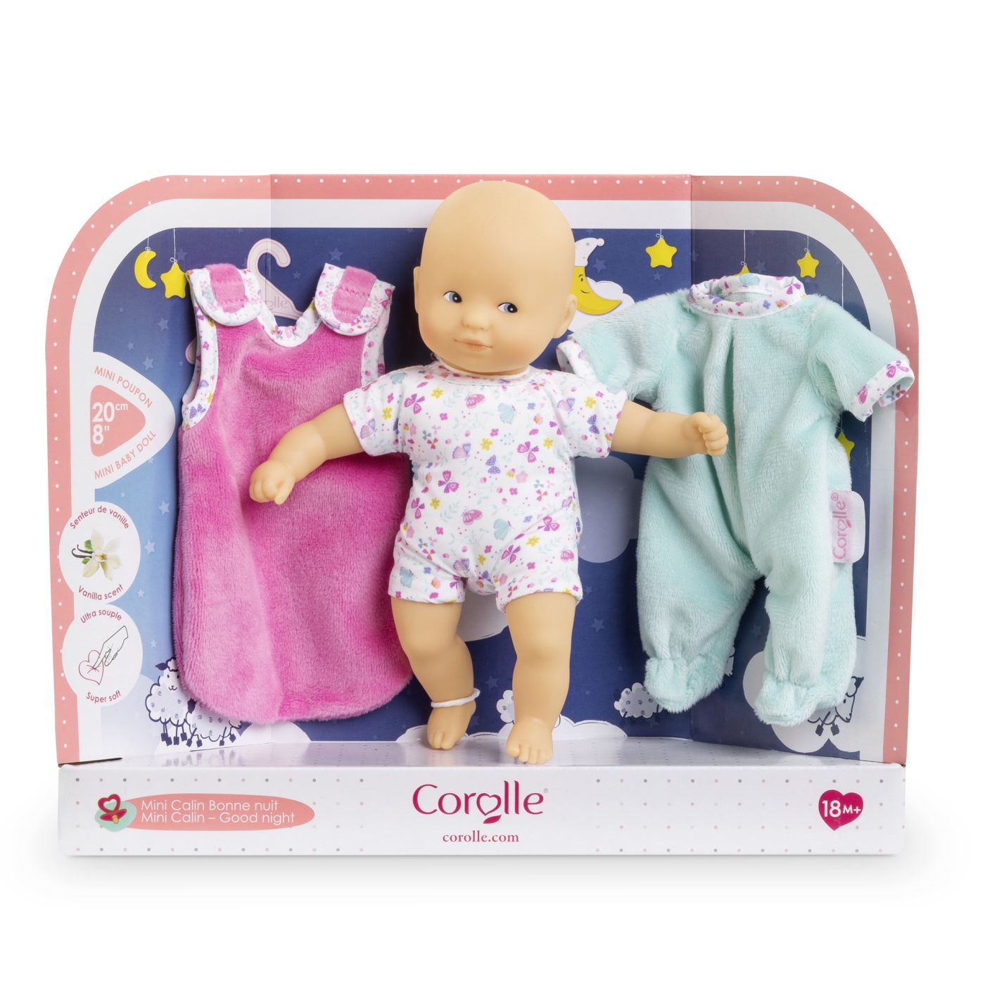 Corolle Mpp Set Bebelusul Calin Noapte Buna Alb 20CM