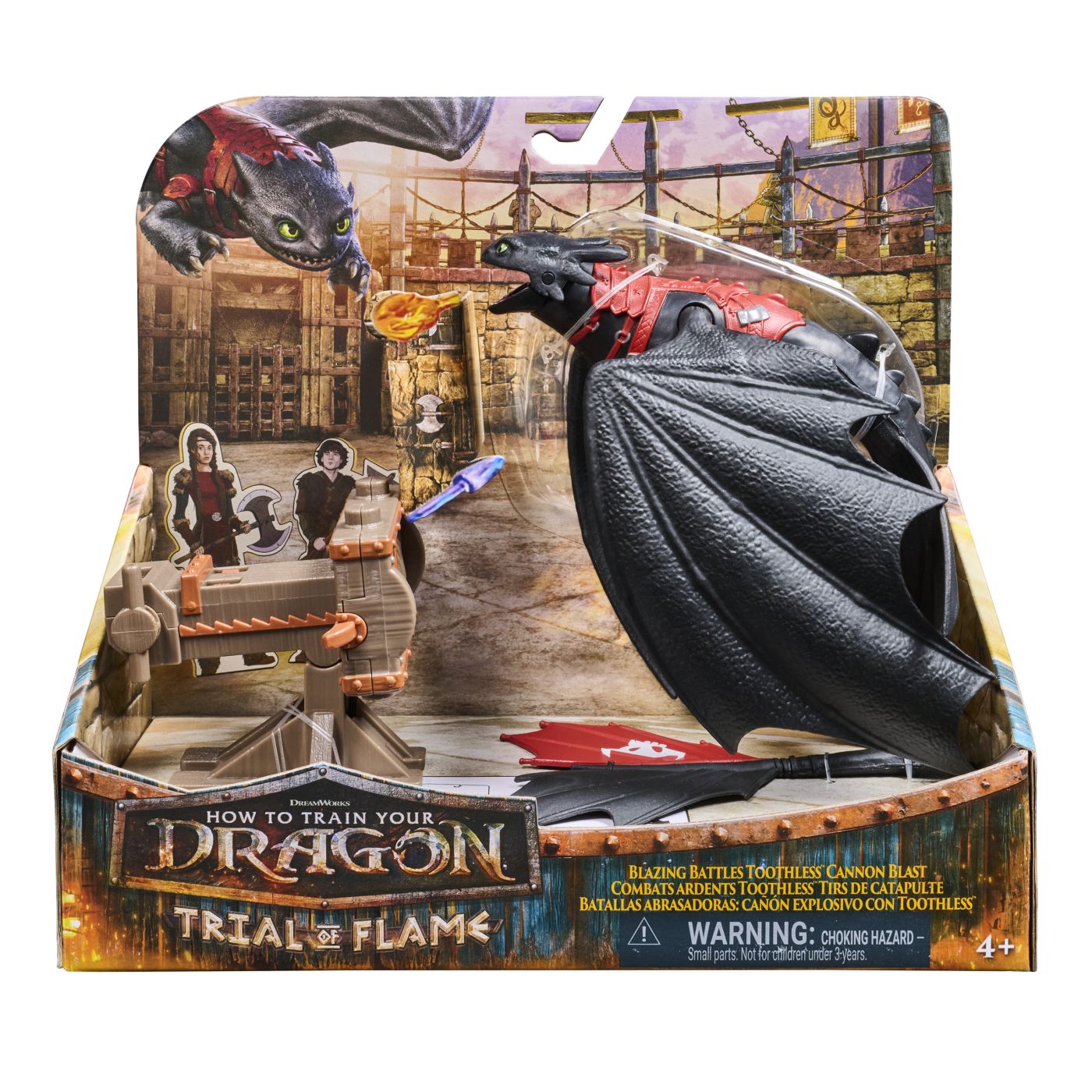 Cum Sa Iti Dresezi Dragonul Incercarea Flacarii Set De Joaca Batalii Arzatoare Tunul Aprins Dragonul Toothless