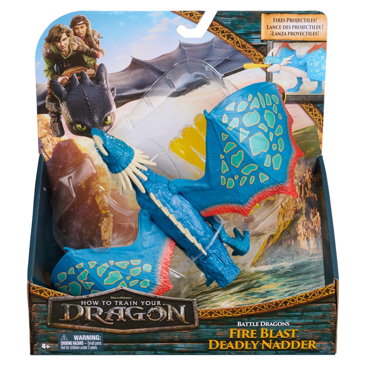 Cum Sa Iti Dresezi Dragonul Lupta Dragonilor Figurina Dragon Deadly Nadder 26.5 Cm