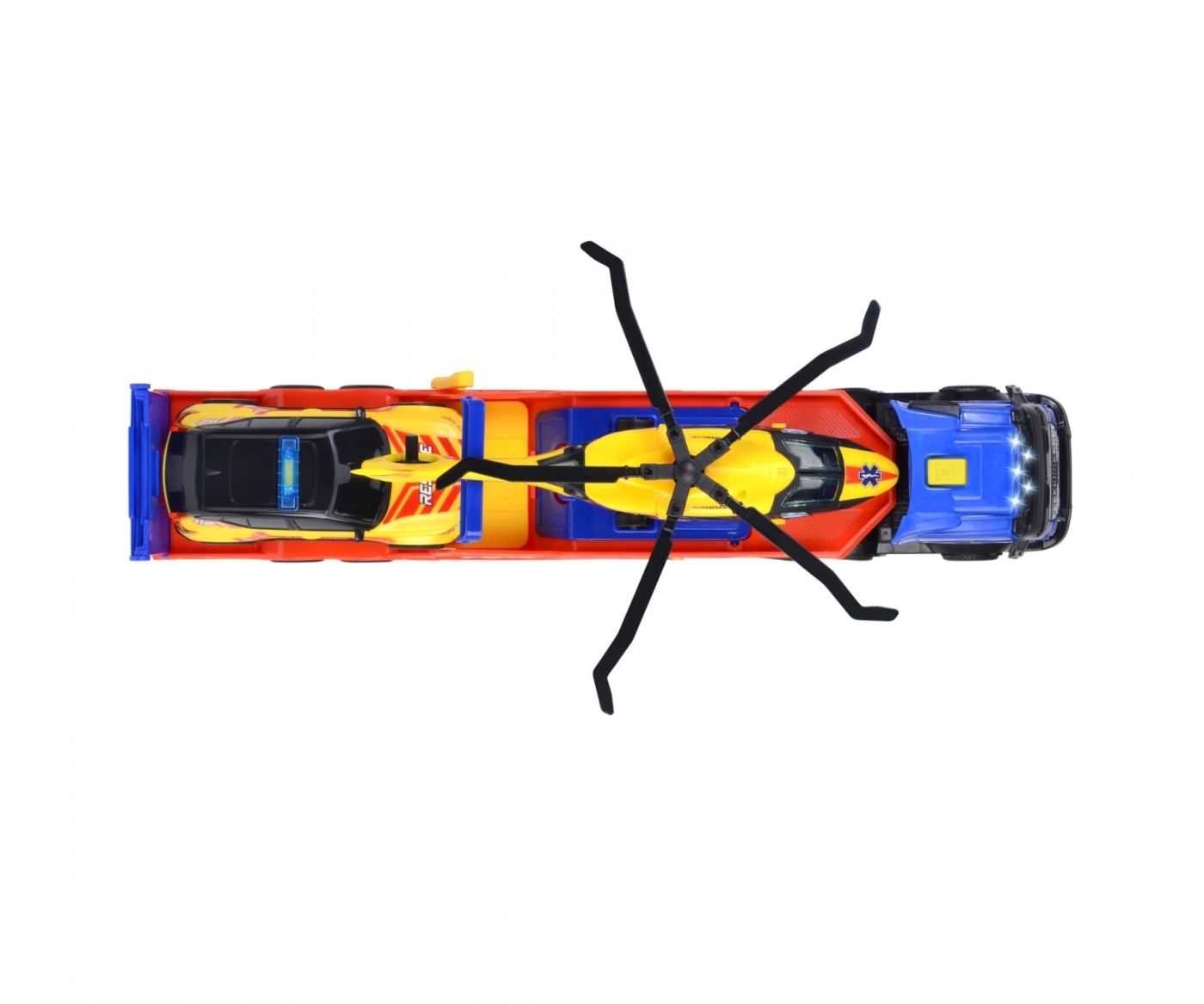 Dickie Set Transporter 3 Vehicule De Salvare