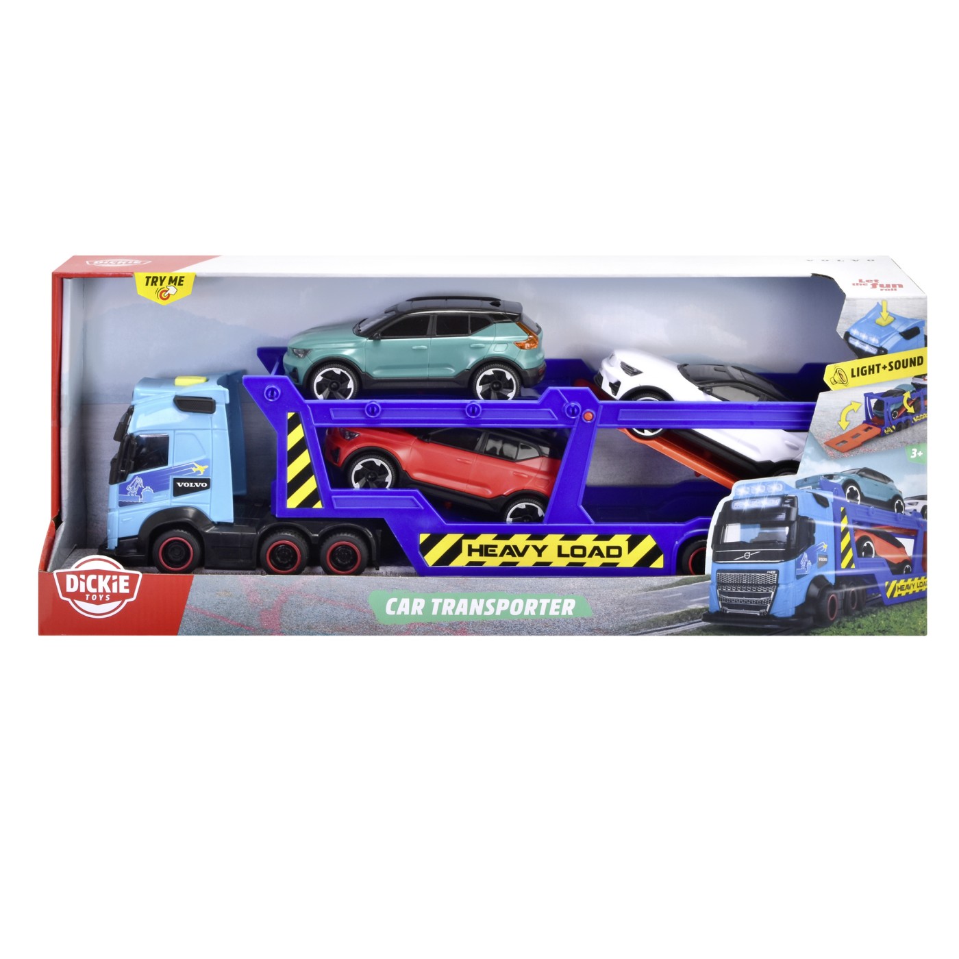 Dickie Transportor Volvo 40CM Cu Sunete Si Lumini