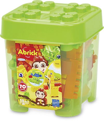 Ecoiffier Abrick Set Constructie Animale 70 Piese