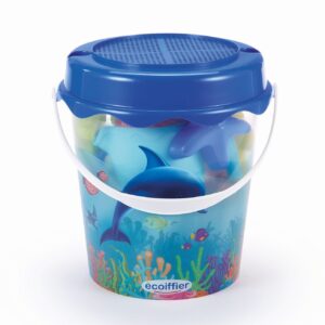 Ecoiffier Galetusa Cu 12 Accesorii Pentru Nisip 21CM