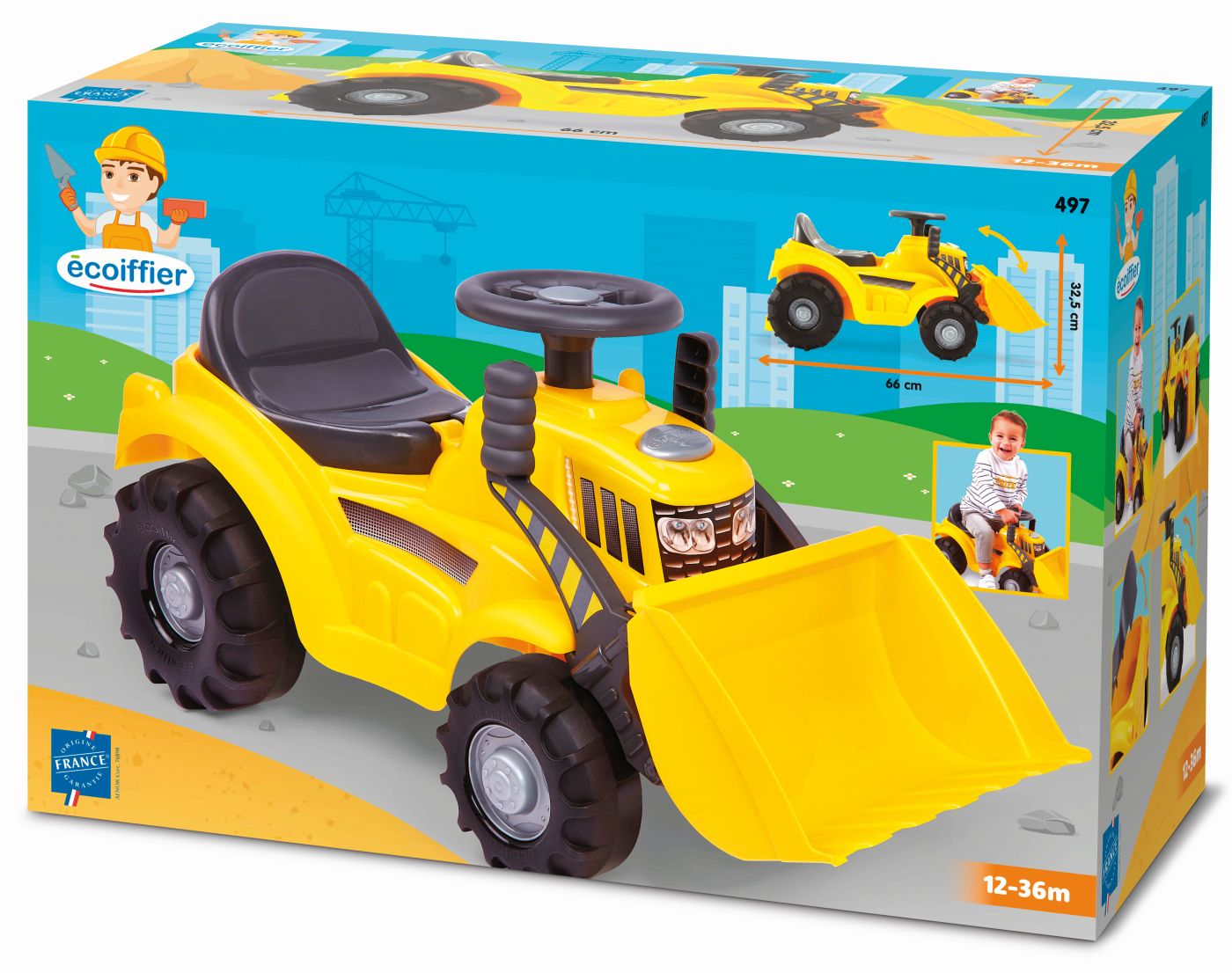 Ecoiffier Jucarie Excavator 66CM