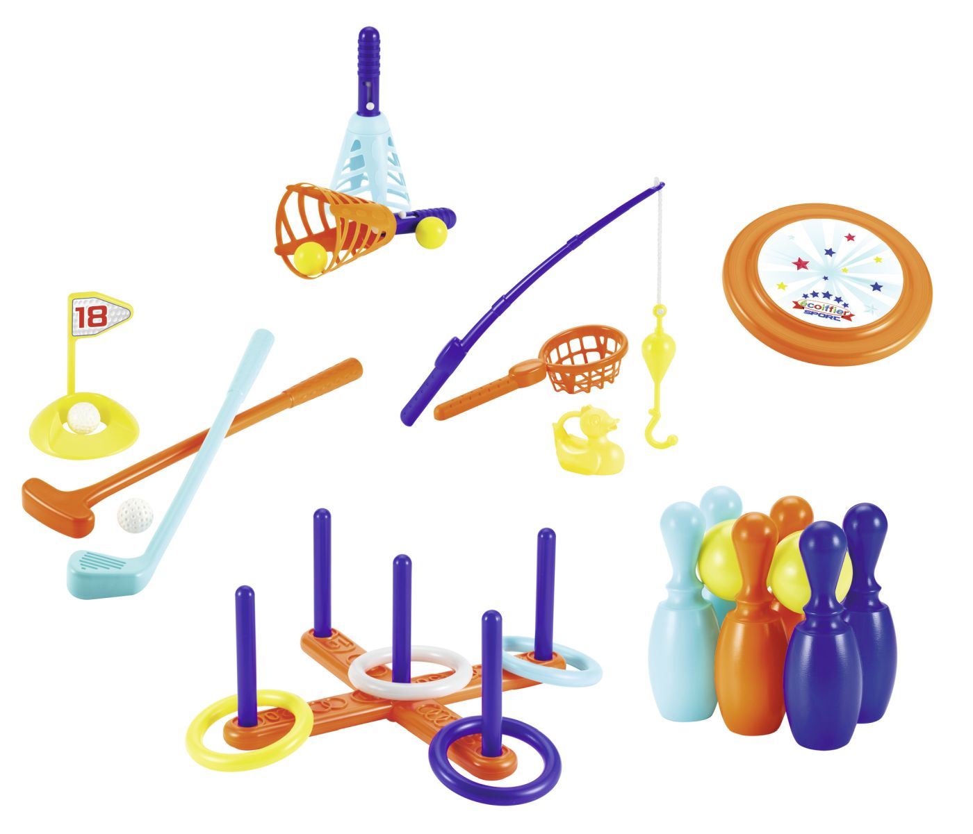 Ecoiffier Set 6 Jocuri Sportive