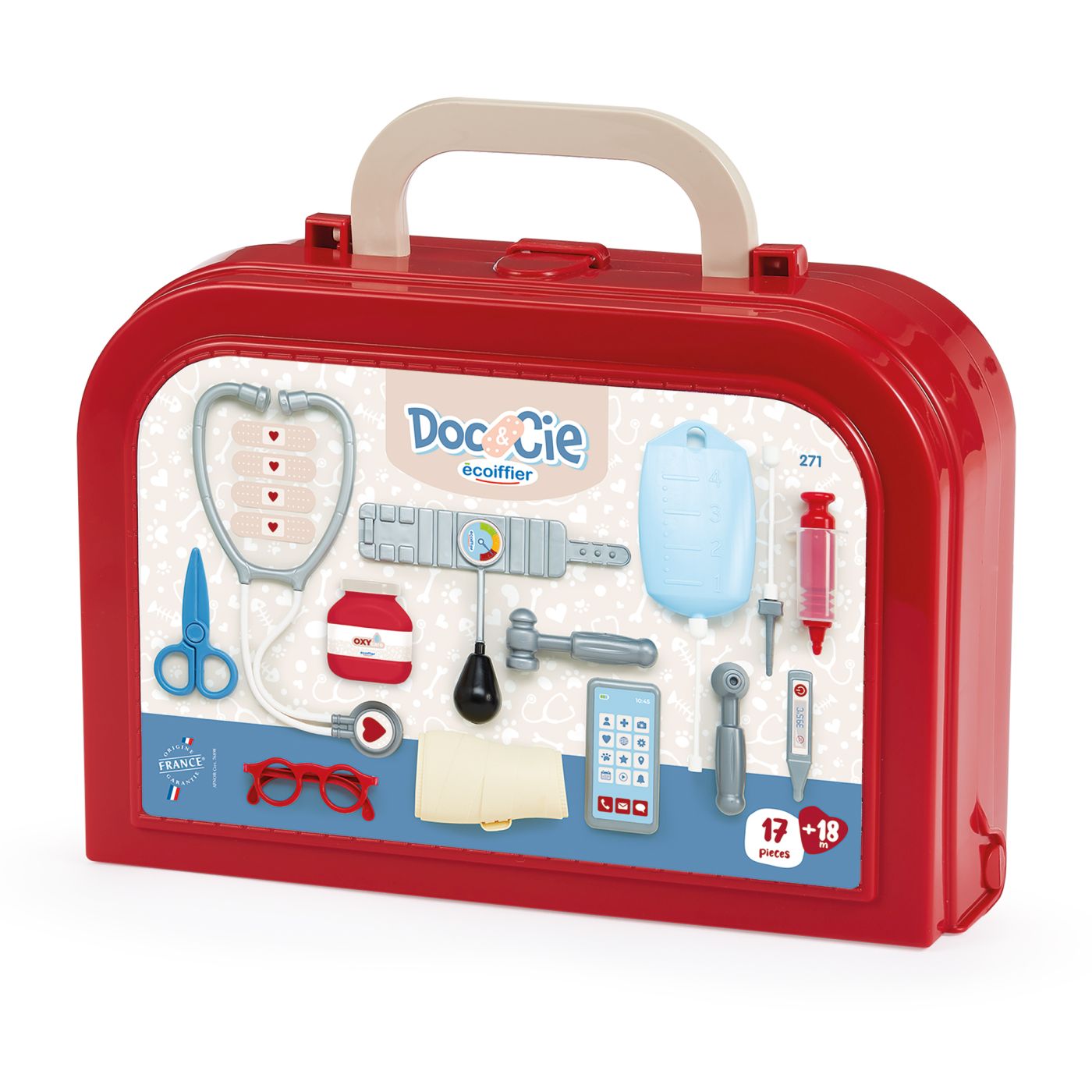Ecoiffier Set Trusa Medicala Doctor