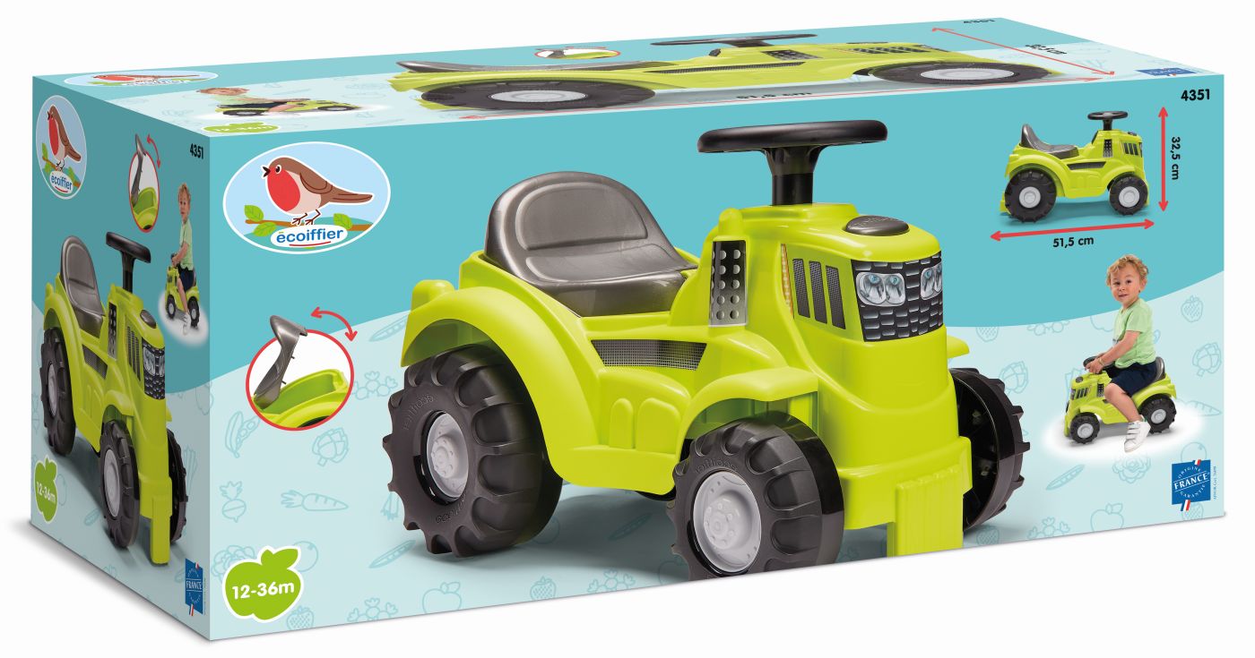 Ecoiffier Tractoras Ride On De 51.5CM