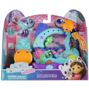 Gabbys Dollhouse Filmul Set Balconul Acvariu Si Figurina Mercat