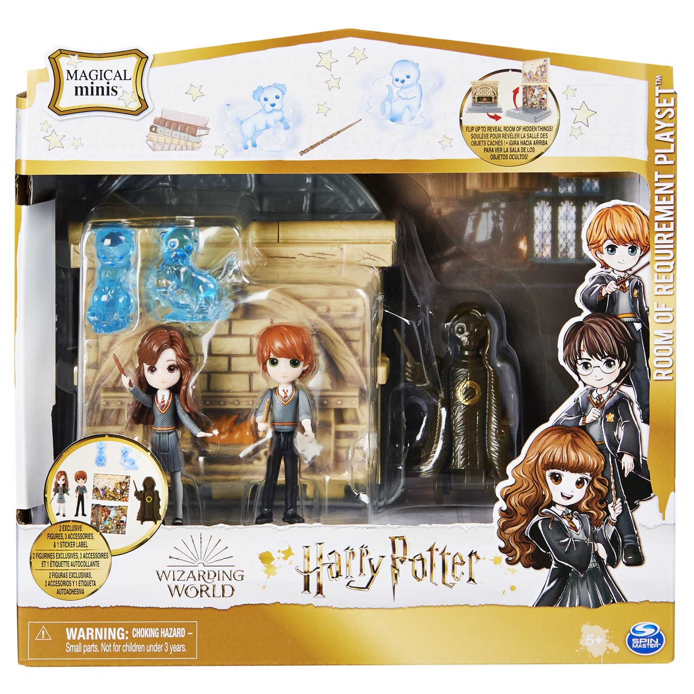 Harry Potter Wizarding World Magical Minis Set 2 Figurine RON Wisleay Si Hermione Granger