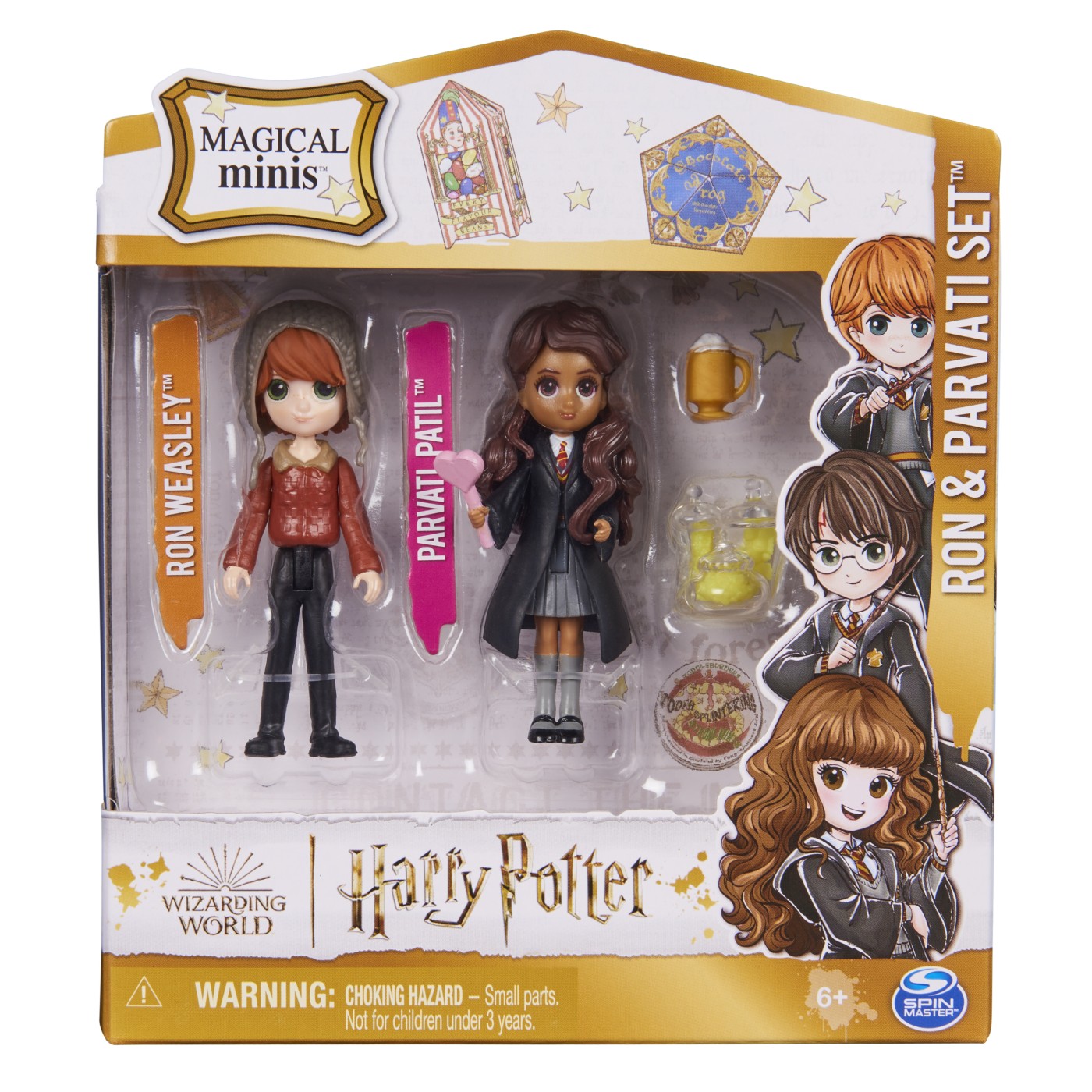 Harry Potter Wizarding World Magical Minis Set 2 Figurine RON Si Parvati