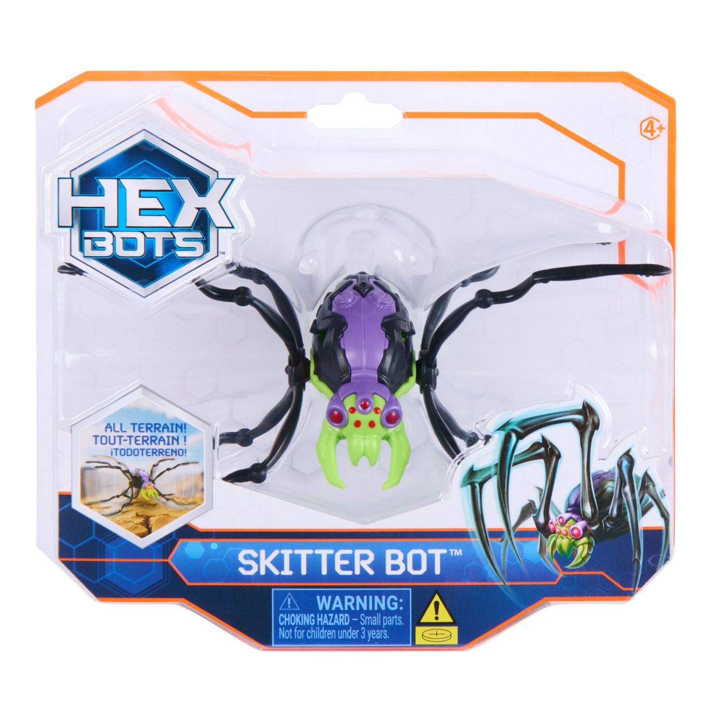 Hex Bots Paianjen Robot Negru