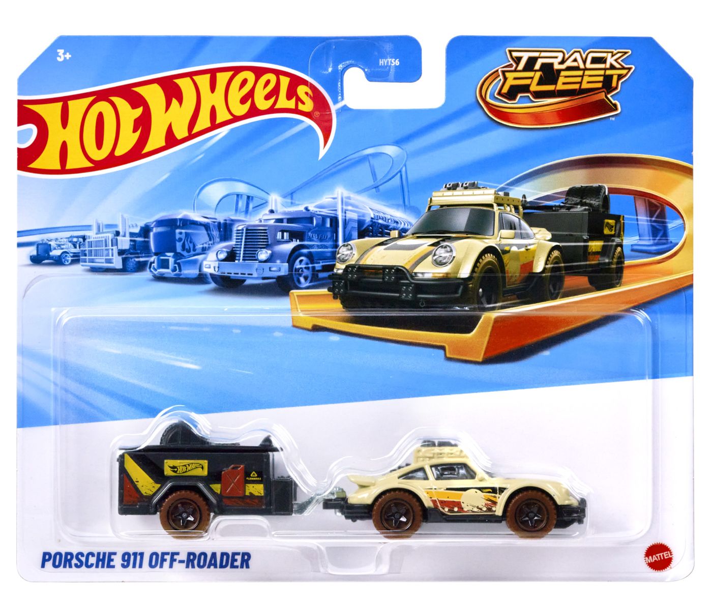 Hot Wheels Track Fleet Masinuta Flota Porsche 911 Off Roader Scara 1 La 64