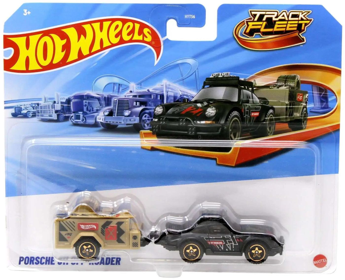 Hot Wheels Track Fleet Masinuta Flota Porsche 911 Off Roader Negru Scara 1 La 64