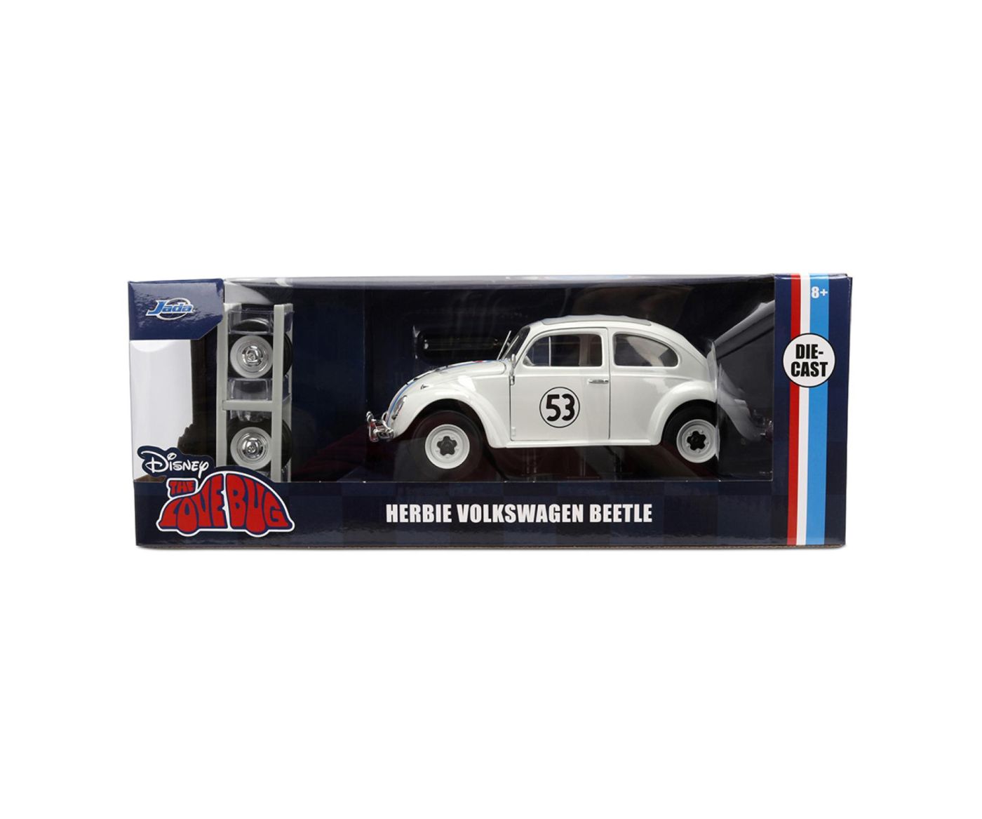 Jada Disney The Love Bug Masinuta Metalica Herbie Volkswagen Beetle Scara 1 La 24