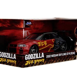 Jada Godzilla Masinuta Metalica Nissan Skyline Gtr Scara 1 La 24