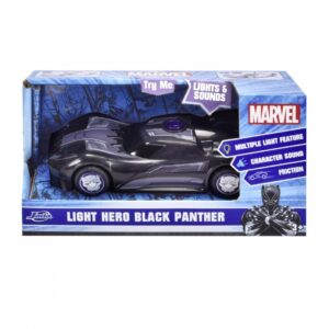 Jada Marvel Masinuta Light Black Panther Cu Sunete Si Lumini Scara 1:32