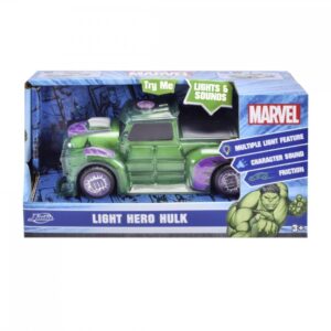 Jada Marvel Masinuta Light Hero Hulk Cu Sunete Si Lumini Scara 1:32