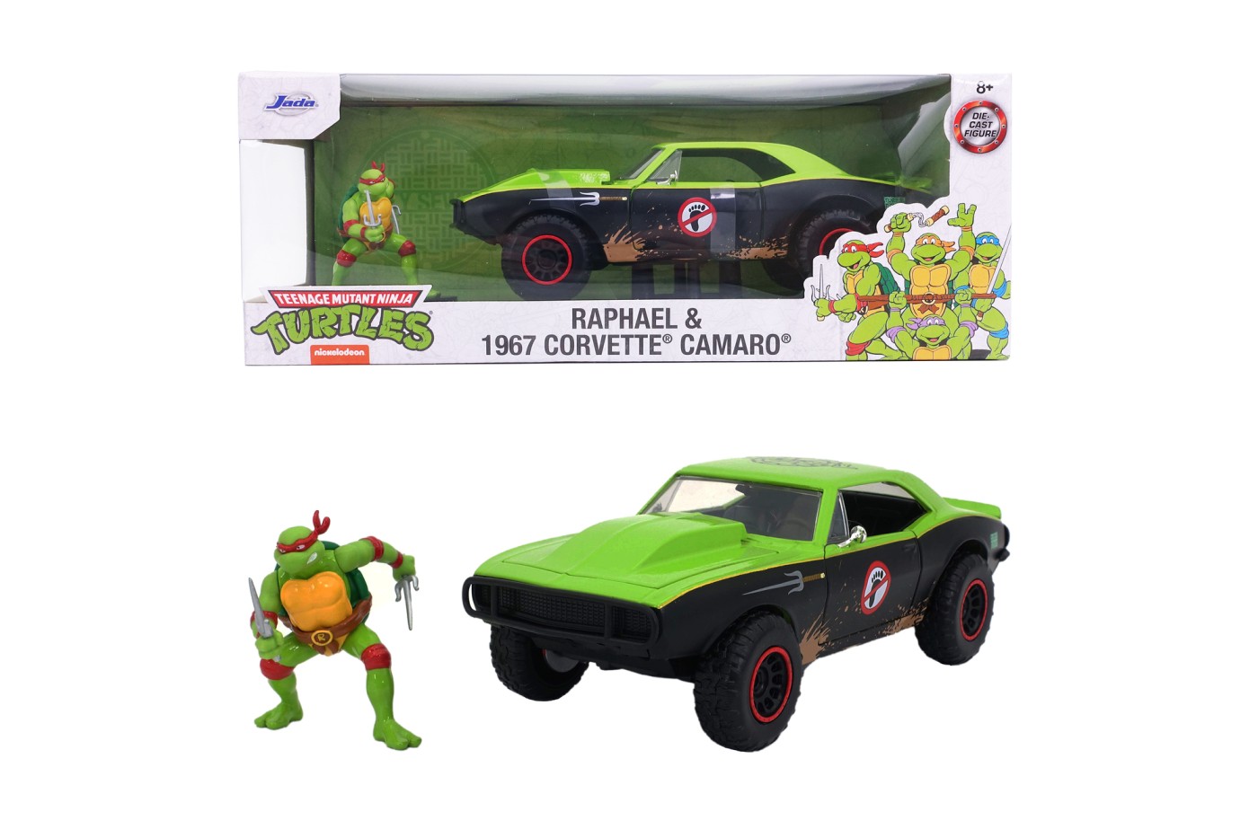 Jada Masinuta Metalica Testoasele Ninja Raphael Chevy Camaro 1:24