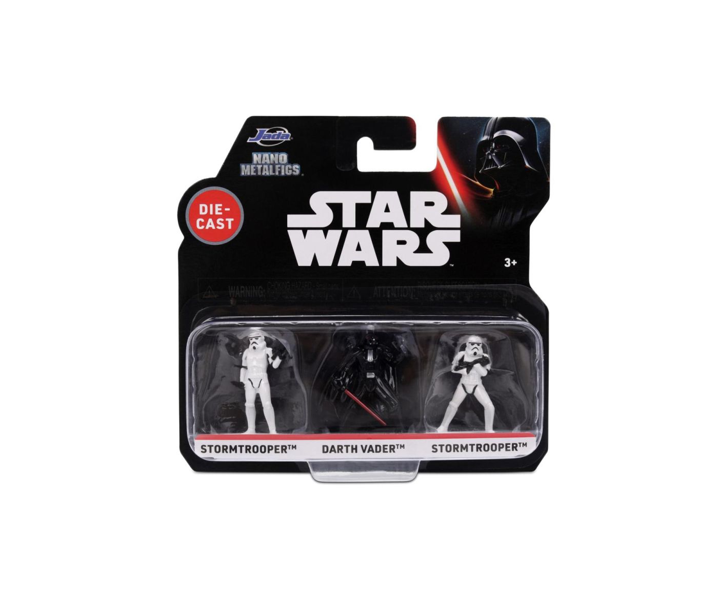 Jada Star Wars Set 3 Nano Figurine Metalice 4CM