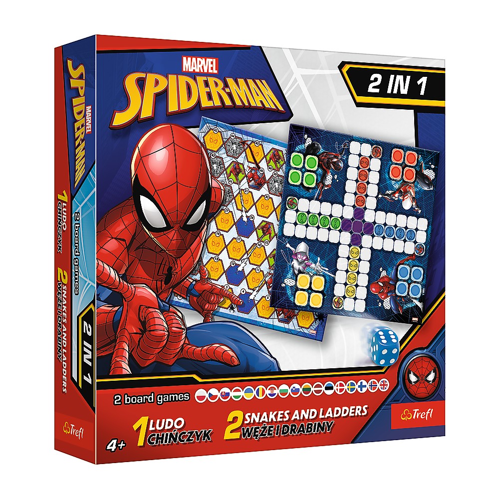 Joc Spiderman 2IN1 Ludo Si Serpisori Scari
