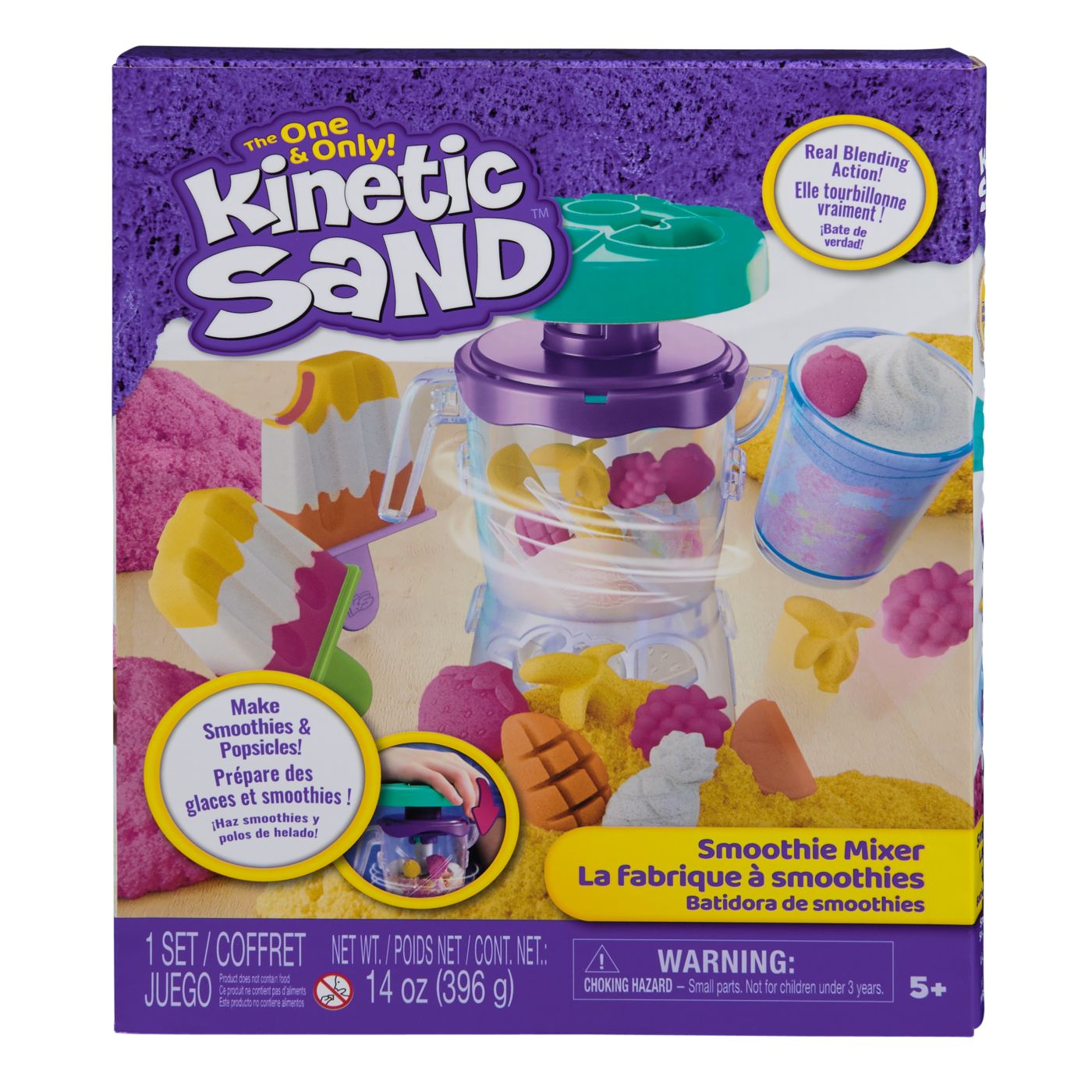 Kinetic Sand Set Smoothie Mixer