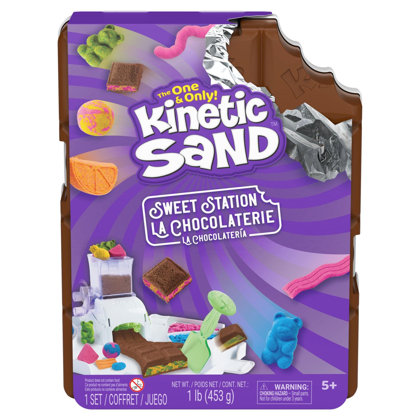 Kinetic Sand Set Statie De Dulciuri Ciocolateria